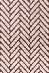 The Rugs Loft Terra And Ivory Herringbone Living Room Area Rug And Runners Soft Pile - thumbnail 2