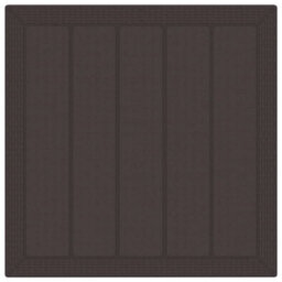 Berkfield Garden Dining Set 3 Pcs Brown Polt Rattan - thumbnail 6