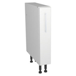 Gower Rapide+ Paris White Pull Out Cabinet - 150mm - Soft Close Drawer - Adjustable Shelves & 16mm Mfc Kitchen Unit Cabinet - thumbnail 1