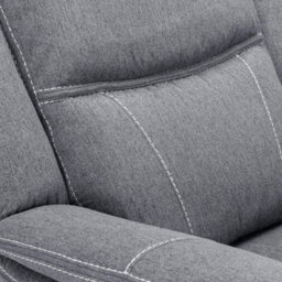 Furnishings For Less UK Orlando Grey Fabric Single Seater Electric Reclining Armchair - thumbnail 3