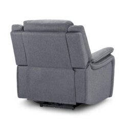 Furnishings For Less UK Orlando Grey Fabric Single Seater Electric Reclining Armchair - thumbnail 2
