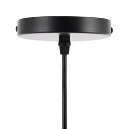 Wyld and Coco Lumennova Vintage-Industrial Pendant Light Black Metal Mesh Conical Shade W33 X H114Cm - thumbnail 7