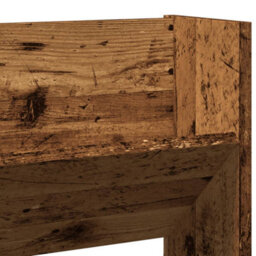 Berkfield Wall Shoe Cabinet Old Wood 80X18X60 Cm Engineered Wood - thumbnail 7