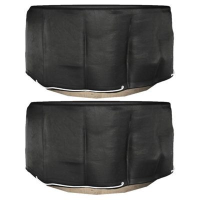 Walplus Outdoor Garden Furniture Covers 2 Pcs 10 Eyelets 230X90 Cm Round - image 1