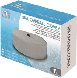 Shatchi Hot Tub Spa 6 Person Hot Tub Cover Cap Outdoor Garden Patio Furniture Safety Protector, Grey, 195X100X70Cm - thumbnail 5