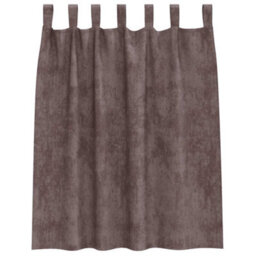 Berkfield Classic Curtain With Curtains 2 Pcs Brown 140 X 140 Cm Velvet - thumbnail 4