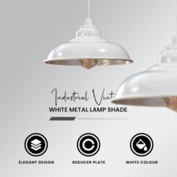 32Cm Metal Ceiling Lamp Shade Easy Fit Pendant Light For Bedroom Modern Industrial Light Fixture,pendant For Home Spaces. - thumbnail 2