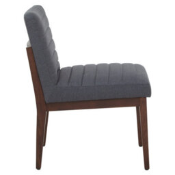 Orsina Stylish Chair, Charcoal Upholstered Outdoor Chair For Garden, Comfortable Dining Chair For Breakfast - thumbnail 3