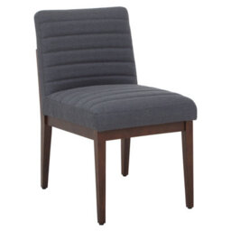 Orsina Stylish Chair, Charcoal Upholstered Outdoor Chair For Garden, Comfortable Dining Chair For Breakfast - thumbnail 4