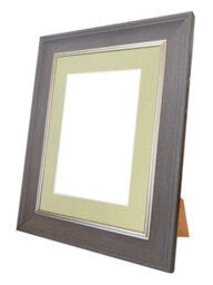 Frames By Post Scandi Slate Grey Frame With Light Grey Mount For Image Size 10 X 8 Inch - thumbnail 4