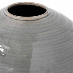 Hill Interiors Uk Homeliving Garda Grey Glazed Regola Vase - thumbnail 4