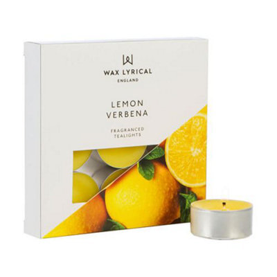 Wax Lyrical Lemon Verbena Pack Of 9 Tealights