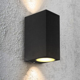 Long Life Lamps Company Modern Rectangular Up Down Matt Black Outdoor Wall Light Fixture Gu10 Zlc061B - thumbnail 6