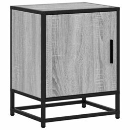 Berkfield Bedside Cabinets 2 Pcs Grey Sonoma 40X31X50 Cm Engineered Wood And Metal - thumbnail 6
