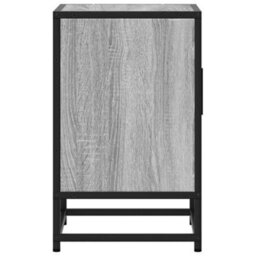 Berkfield Bedside Cabinets 2 Pcs Grey Sonoma 40X31X50 Cm Engineered Wood And Metal - thumbnail 7