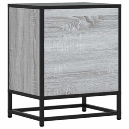 Berkfield Bedside Cabinets 2 Pcs Grey Sonoma 40X31X50 Cm Engineered Wood And Metal - thumbnail 8