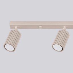 Luminosa Lighting Luminosa Karbon Ceiling Spotlight Bar Taupe 4X Gu10 - thumbnail 4
