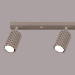 Luminosa Lighting Luminosa Karbon Ceiling Spotlight Bar Taupe 4X Gu10 - thumbnail 5