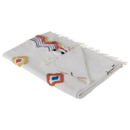 Beliani Blanket Morena Cotton 130 X 180 Cm Multicolour - thumbnail 4
