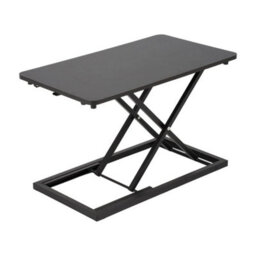 Black Standing Desk Converter Sit Stand Desk - thumbnail 1