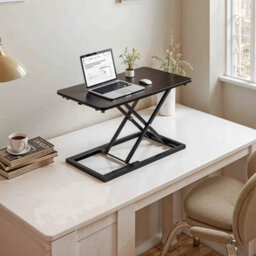 Black Standing Desk Converter Sit Stand Desk - thumbnail 5