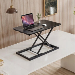 Black Standing Desk Converter Sit Stand Desk - thumbnail 4
