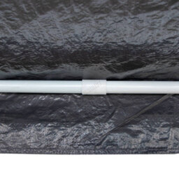 Birchtree 3X3M Outdoor Pe Gazebo Patio Shade Canopy Waterproof 4 Pieces Sidewalls Grey - thumbnail 9