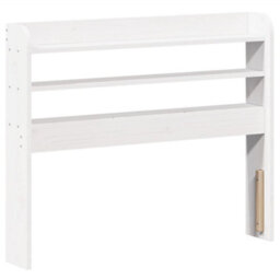 Berkfield Bed Frame Without Mattress White 100X200 Cm Solid Wood Pine - thumbnail 8