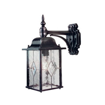 Stylish Ip43 Black Silver Led Wall Light Sconce For Outdoor Use