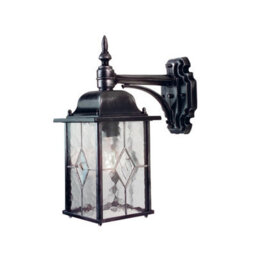Stylish Ip43 Black Silver Led Wall Light Sconce For Outdoor Use