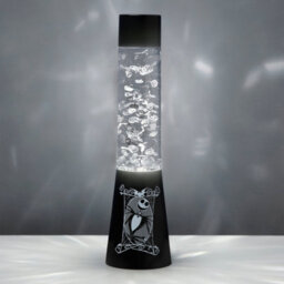 Nightmare Before Christmas Flow Lamp, Disney Led Light 33Cm, Black & White Base Halloween Collectible Decor - Paladone - thumbnail 3