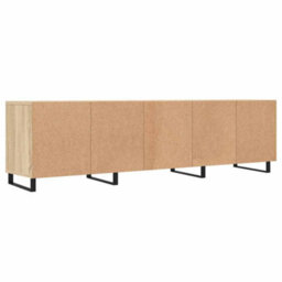 Berkfield Sturdy Tv Cabinet Sonoma Oak 150X30X44.5 Cm Engineered Wood - thumbnail 8