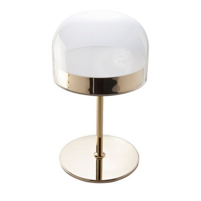 Angel Cerda Elegant Steel And Glass Table Lamp For Modern Decor - image 1