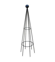 Poppy Forge Hampton 8Ft Obelisk (Split) Bare Metal/ready To Rust - Solid Steel - L41 X W41 X H244 Cm - Finial Is An Additional Extra - thumbnail 2