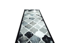 "Bravich Hard Wearing Non-Slip Stair Runner Kitchen Mat - Grey Anejo - 2'2""x8'ft (66X244Cm)" - thumbnail 3
