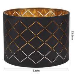Emitto Ceiling Light Shade Pendant Drum Lampshade Lightshade Living Room - thumbnail 4
