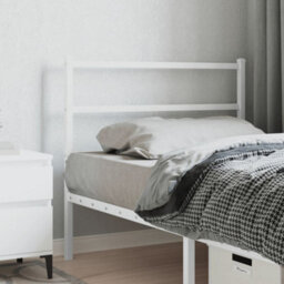 Berkfield Metal Headboard White 107 Cm