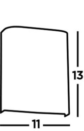 Lighting Collection Match Box 2 Light Led Wall Light - Satin Silver & Frosted Glass - thumbnail 4