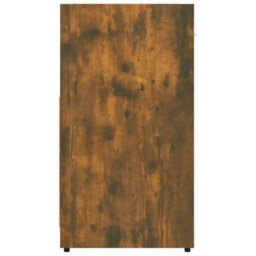 Berkfield Bathroom Cabinet Smoked Oak 60X33X60 Cm Engineered Wood - thumbnail 7