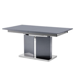 Furniture in Fashion Belmonte High Gloss Extending Dining Table Large In Grey - thumbnail 6