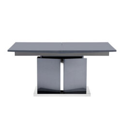 Furniture in Fashion Belmonte High Gloss Extending Dining Table Large In Grey - thumbnail 8