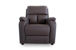 Amani Venus Pu Leather Recliner Chair Brown Or Black - thumbnail 2