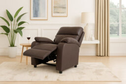 Amani Venus Pu Leather Recliner Chair Brown Or Black