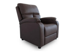 Amani Venus Pu Leather Recliner Chair Brown Or Black - thumbnail 4