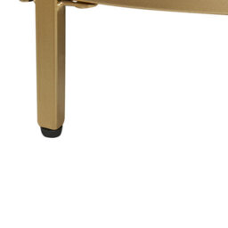Beliani Coffee Table Birney Tempered Glass Gold - thumbnail 8