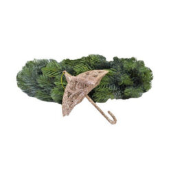 PMS 6 Rose Gold Christmas Tree Decorations Glitter Vintage Bow Bicycle Ballerina - thumbnail 7