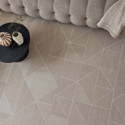 The Rugs Carmel Beige Abstract Area Rug And Runner Non Shedding, Stain Resistant, Soft - thumbnail 5
