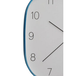 Orsina Elko Square Blue Finish Case Wall Clock - thumbnail 3