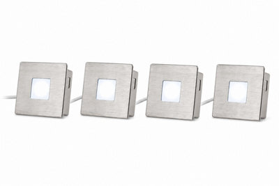 Sensio Luce 4X Sls Led Square Light Pack 0.72W Cool White Se15090C4