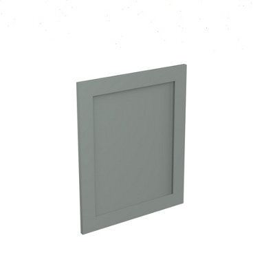 Kitchen Kit Sage Green Matt Shaker Door Appliance Door Flatpack Unit - 596X715mm - image 1